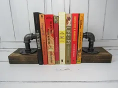 Pipe Bookends دفتر تشکیل دفتر صنعتی Bookends |  اتسی