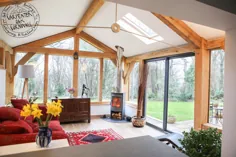 Oak Framed Extension در Cornwall - ساخته شده توسط Carpenter Oak