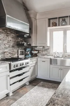 Rustic ما با آشپزخانه مدرن - سری تورهای خانگی آشنا می شود