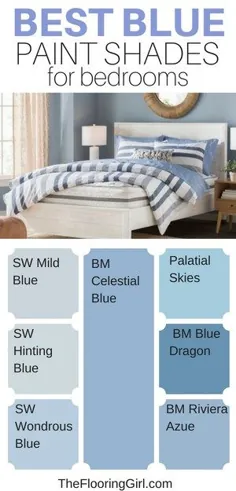 5 بهترین رنگ رنگ برای اتاق خواب