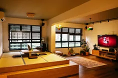 تور خانه: آپارتمان سنتی BTO با الهام از خانه ژاپنی در تمپین
