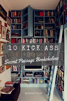 10 قفسه کتاب گذرگاه مخفی Kick-Ass