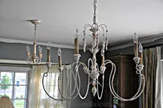 لامپ های سبک کشور فرانسوی برای اتاق غذاخوری خانه دارخانه