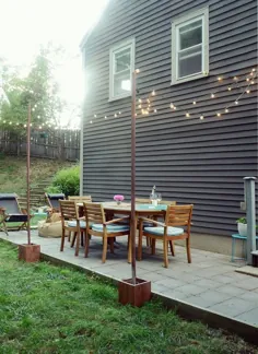 چراغ DIY Bistro Outdoor برای پاسیوی شما مناسب است