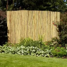 Vigoro 4 ft. H x 6 ft. W Natural Bamboo Fence-4477405 - انبار خانه