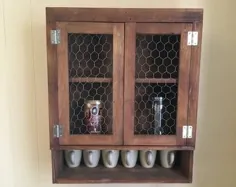 Vintage Farm Hutch / Rustic Hutch / آشپزخانه مبلمان |  اتسی