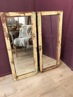 آینه درب آینه آنتیک آینه درب آینه فرانسه |  اتسی