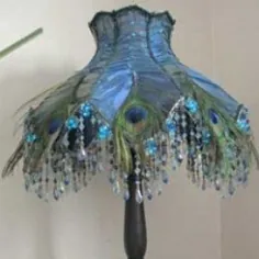 طاووس لامپ تیفانی - ایده هایی برای Foter