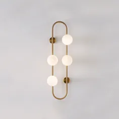 Wall Sconce Modern Sconce 4 Light Wall Sconce Gold Sconce |  اتسی
