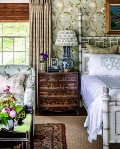 رازهای یک خانه در اینستاگرام: “اتاق خواب مستر زیبا و زیبا توسط طراح داخلی James Farmer (jamesfarmer @)!  طراح کاملاً در این فضا نمایش می دهد که چگونه to "