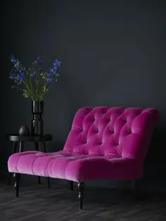 از سایت sofa.com Samtsofa ، Samtsofa ، Dunkelrosa ، Violett ، leuchtende Farbe ، Samt... .. - ایده های اثاثه یا لوازم داخلی
