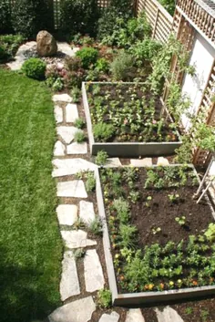 56 ایده بسیار زیبا برای طراحی باغ سبزیجات حیاط خلوت ...