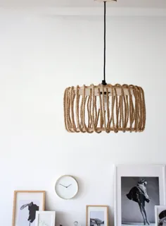 لامپ اسکاندیناوی چوبی ، روشنایی میانه قرن