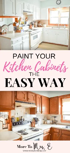 "راه آسان" برای رنگ آمیزی کابینت آشپزخانه شما |  بیشتر به خانم ای