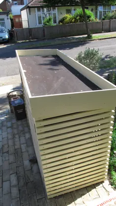 نحوه ساخت فروشگاه سطل زباله با سقف سبز