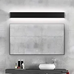 Ralbay Modern Black Bath Vanity Light 32.6inch Vanity Light for حمام 30 وات بالا و پایین وسایل روشنایی دیواری داخلی سفید سفید 4000K