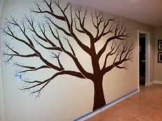 نقاشی دیواری درخت خانوادگی در مادرمون کرونا ، محل اقامت کالیفرنیا