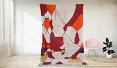فرش مراکش فرش رنگارنگ مراکشی فرش بربر مراکشی |  اتسی