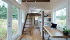 خانه کوچک 28 فوت ساده با کف اصلی / خواب اصلی (طراحی مفهوم باز)