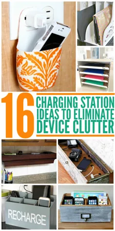16 ایده شارژ ایستگاه برای از بین بردن شلوغی دستگاه
