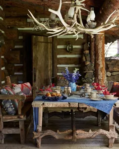 خانه رالف لورن در اینستاگرام: «صبحانه در ایوان در Double RL Ranch سرو می شود.  عکس توسطmiguelfloresvianna برایcabanamag.  CabanaXRalphLauren ”