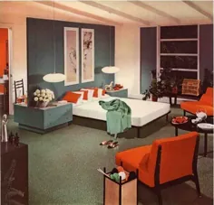 طراحی داخلی و سبک تزئینات دهه 1950 - 7 روند عمده -