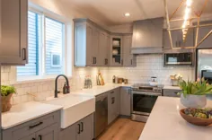 آیا کابینت آشپزخانه خاکستری از سفید بهتر است؟  |  Warline Painting LTD