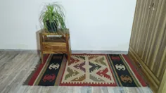 3X5 Ft Wool Jute Multicolor فرش گلیم فرش دری نشیمن خانه |  اتسی