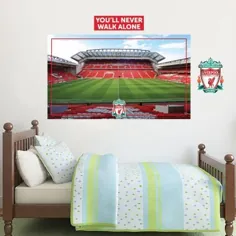 برچسب های دیواری رسمی و فوتبال و دارای سرگرمی - هدایای فوتبال اتاق خواب لیورپول - بازی زیبا