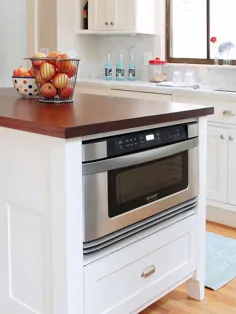 7 روش صرفه جویی در فضا برای ادغام مایکروویو برای یک آشپزخانه با کارایی بیشتر
