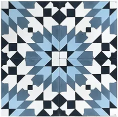 کاشی کاشی سیمان آبی Rustico Tile & Stone RTS22 Casablanca از 13 ، 8 "x 8 ، 13 قطعه در جعبه